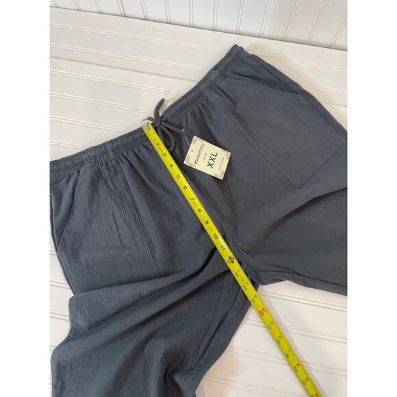 B.L.E.U. Womens Black Cowl neck Short Sleeve Top & Drawstring Short Bundle 2X - Picture 9 of 10